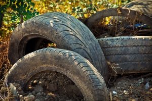 scrap tire structures