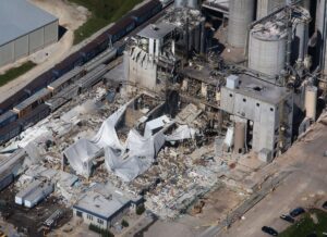 mill explosion due to combustable dust
